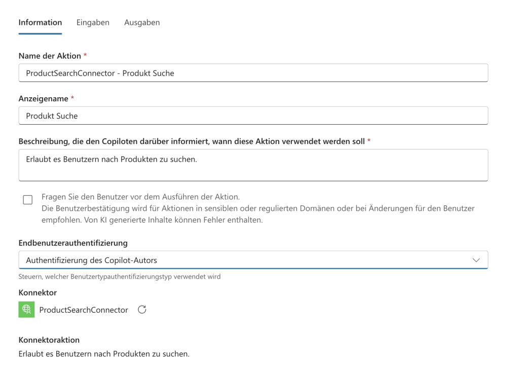 Connector in Copilot verwenden