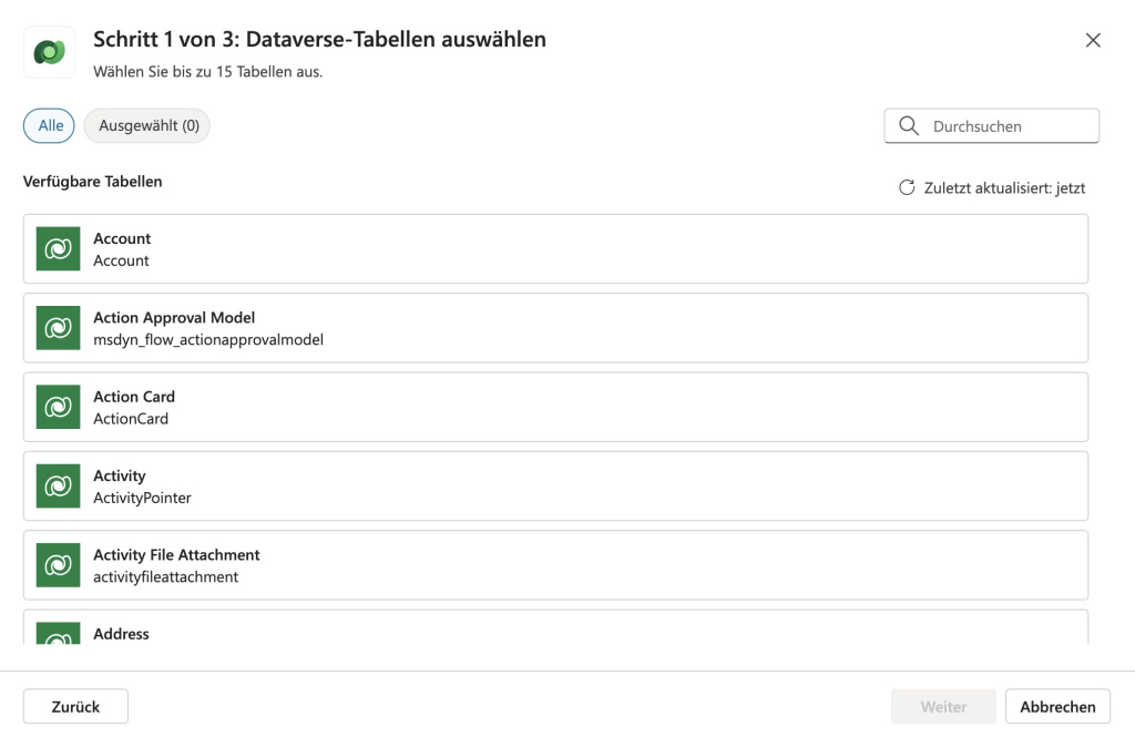 Copliot Wissen Dataverse